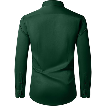 Long Sleeve And Wrinkle Free Button Down Shirt For Men