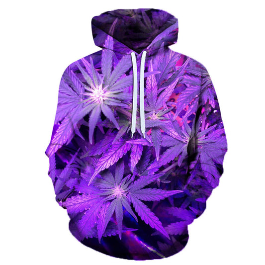 Riesige 3D-Blatt-Klassiker-Hoodie-Kollektion mit Print