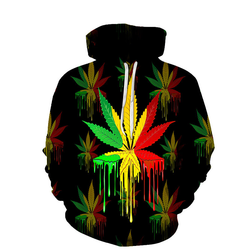 Giant 3D Leaf Classic Printed Hoodie Collection