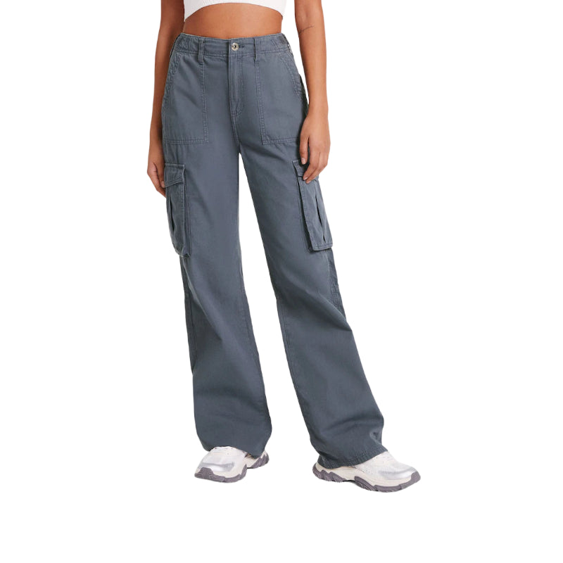 Adjustable Straight Cargo Pants