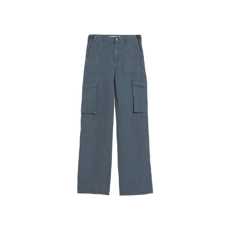 Adjustable Straight Cargo Pants