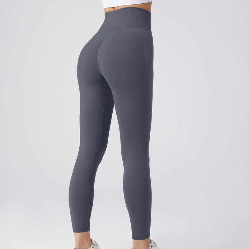 Legging sportif uni sans couture