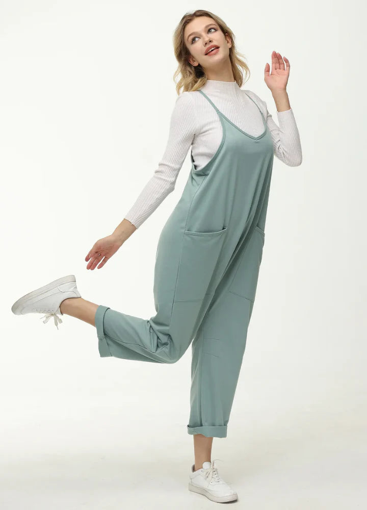 Womens Casual Leg Jumpsuit