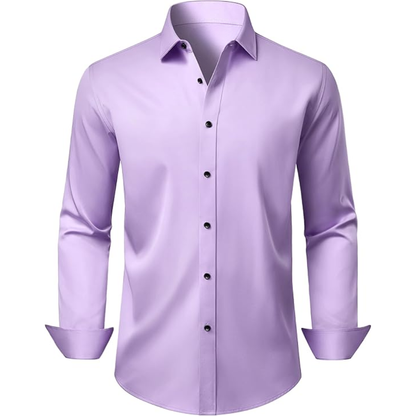 Long Sleeve And Wrinkle Free Button Down Shirt For Men