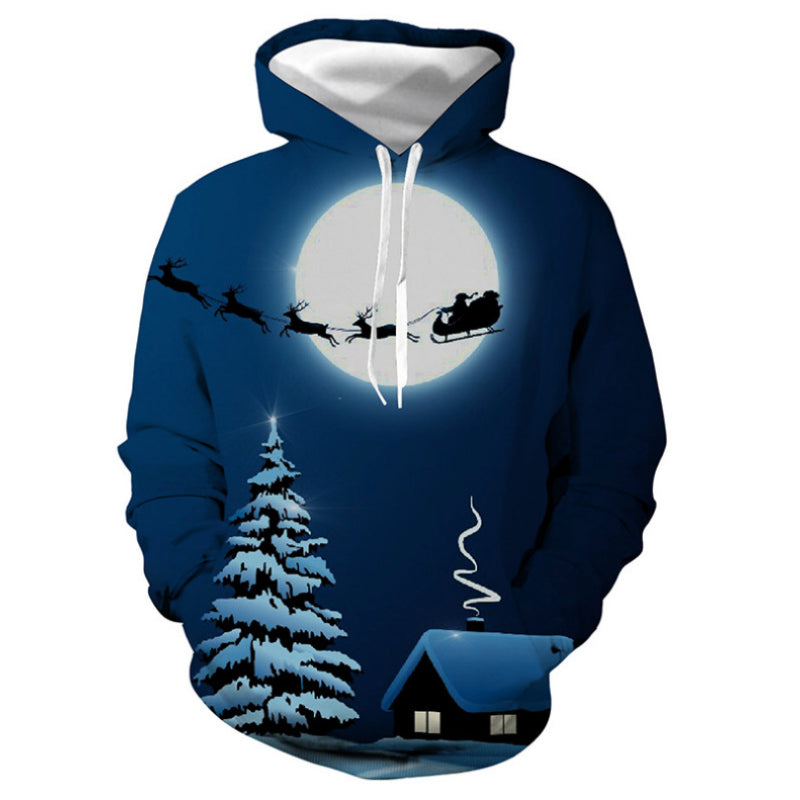 Personalisierter Santa Christmas Swag 3D-gedruckter Kapuzenpullover