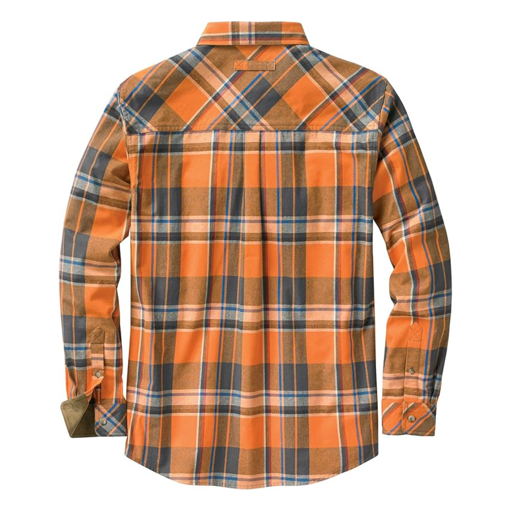 Long Sleeve And Button Down Flannel Shirt For Men