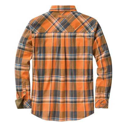 Long Sleeve And Button Down Flannel Shirt For Men