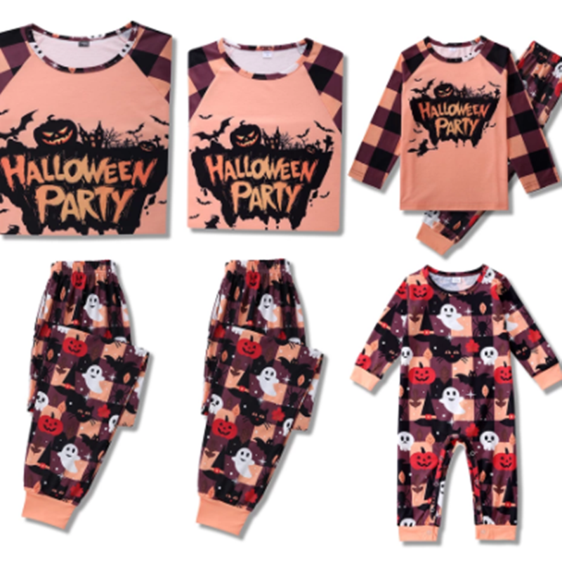 Halloween-Party-Familien-passendes Pyjama-Set