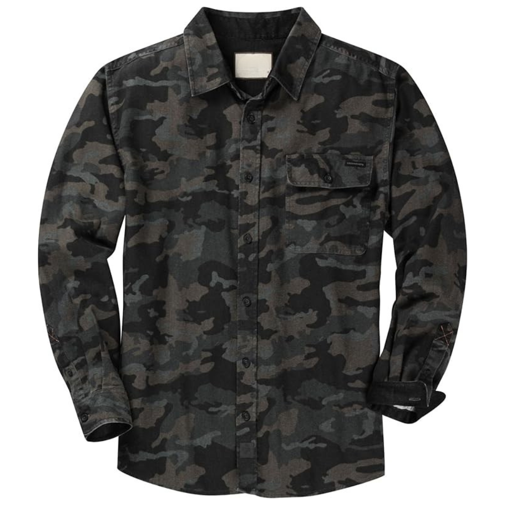 Long Sleeve And Button Down Flannel Shirt For Men