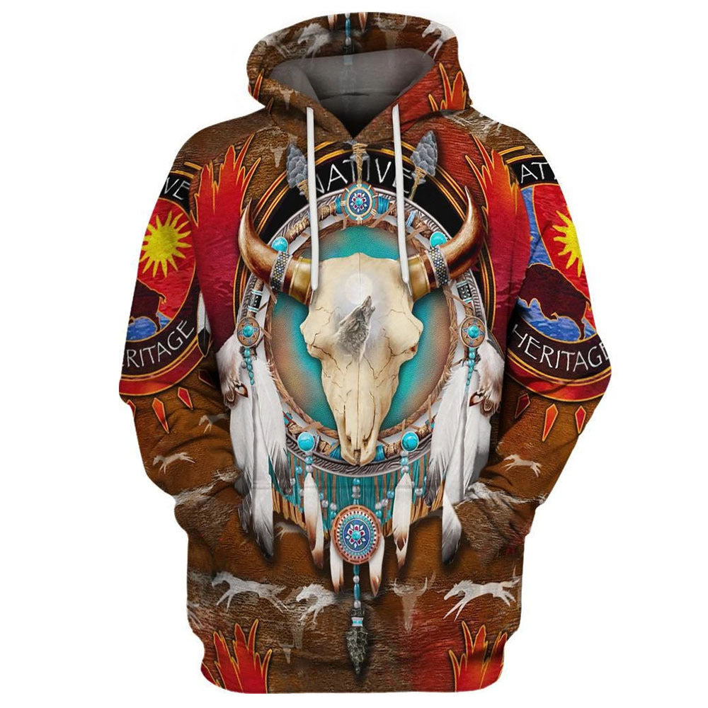 Ancient Digital Printed Classic 3D Hoodie