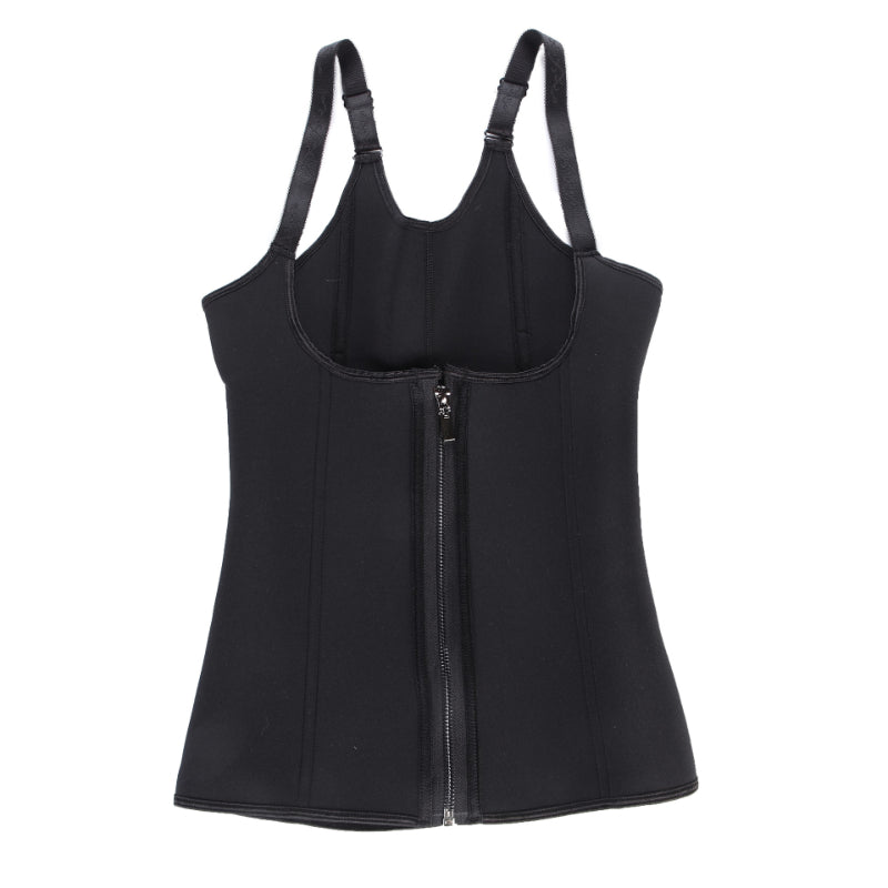 Vest Zipper Wicking Corset Shapewear