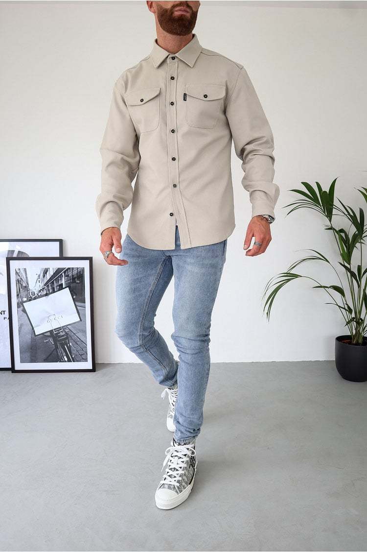 Veste chemise boutonnée