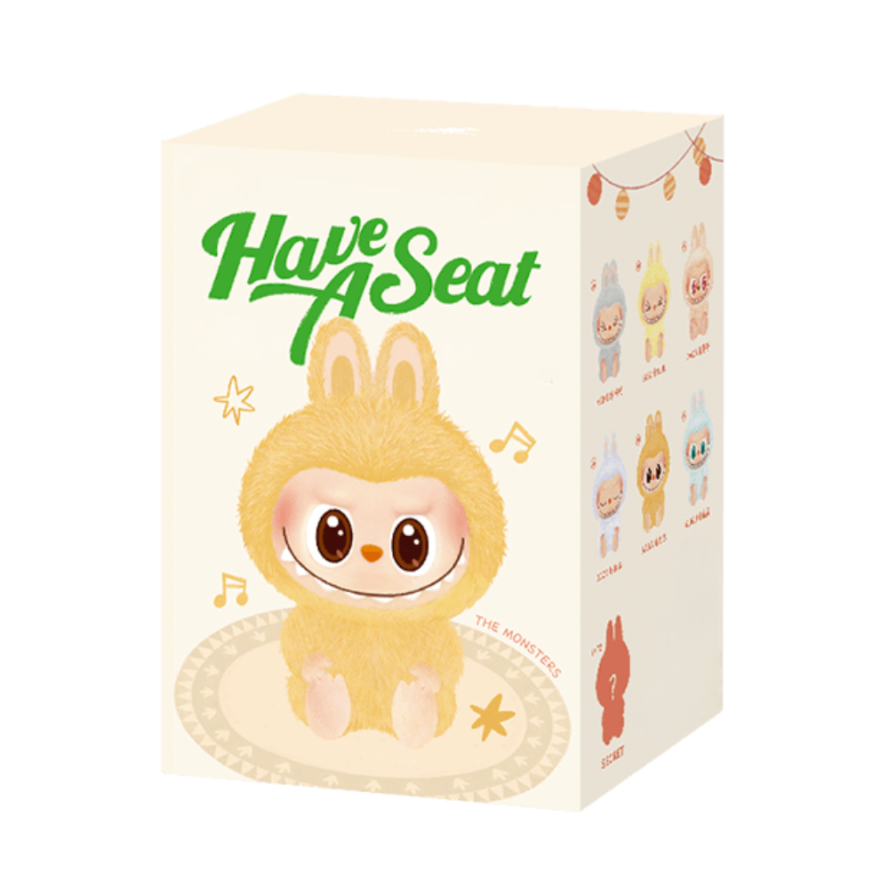 Labubu Monsters Seated Vinyl Plush Complete Set Case