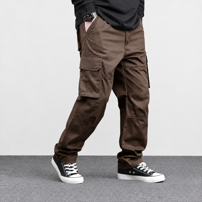 Loose Casual Street Style Cargo Pant With Drawstring For Men