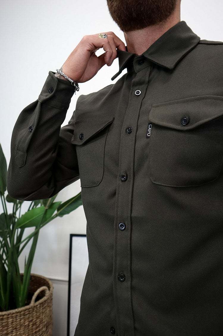 Veste chemise boutonnée