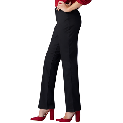 Comfortable Mid Rise Work Trousers For Women
