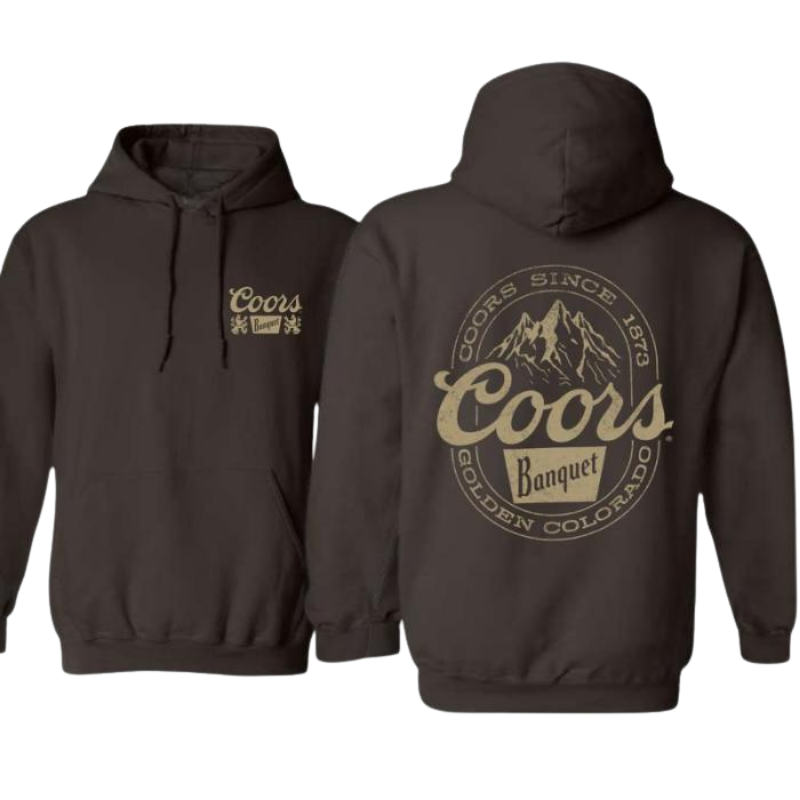 Graphic Print Hoodie With Front And Back Design
