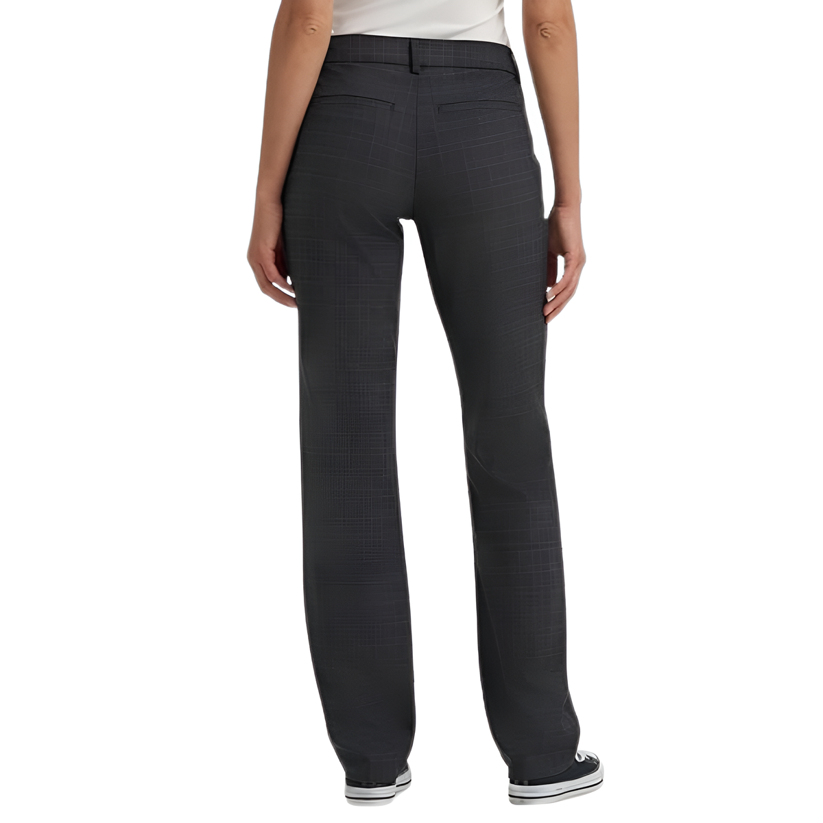 Comfortable Mid Rise Work Trousers For Women