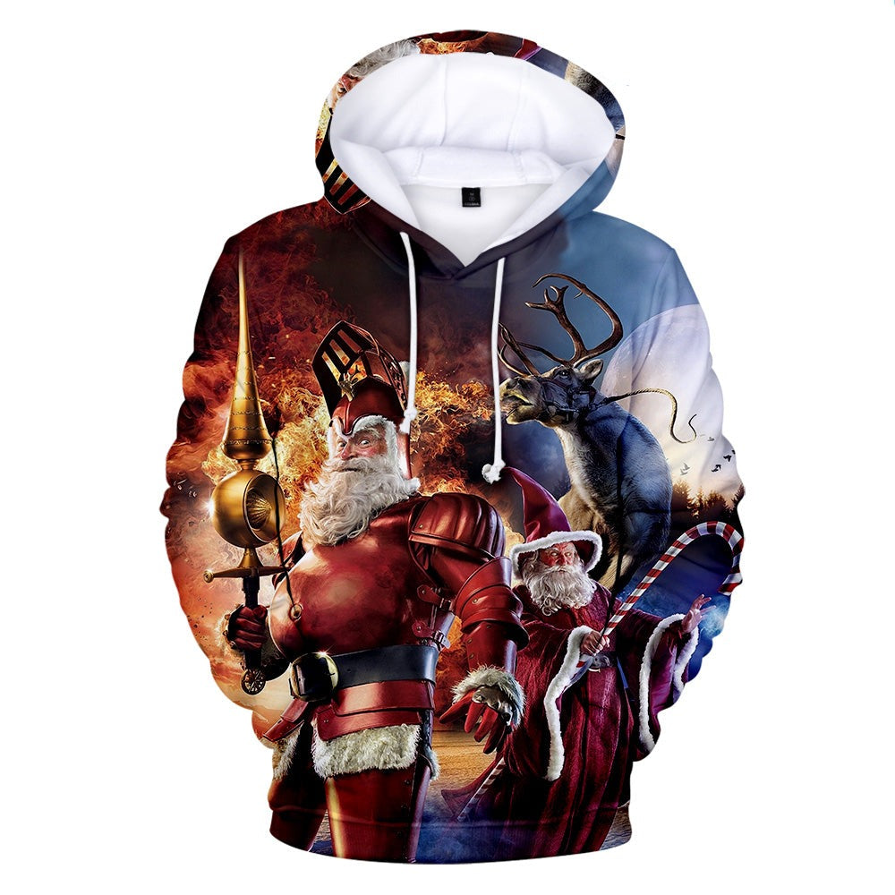 Weihnachts-Digitaldruck-3D-Hoodie-Kollektion