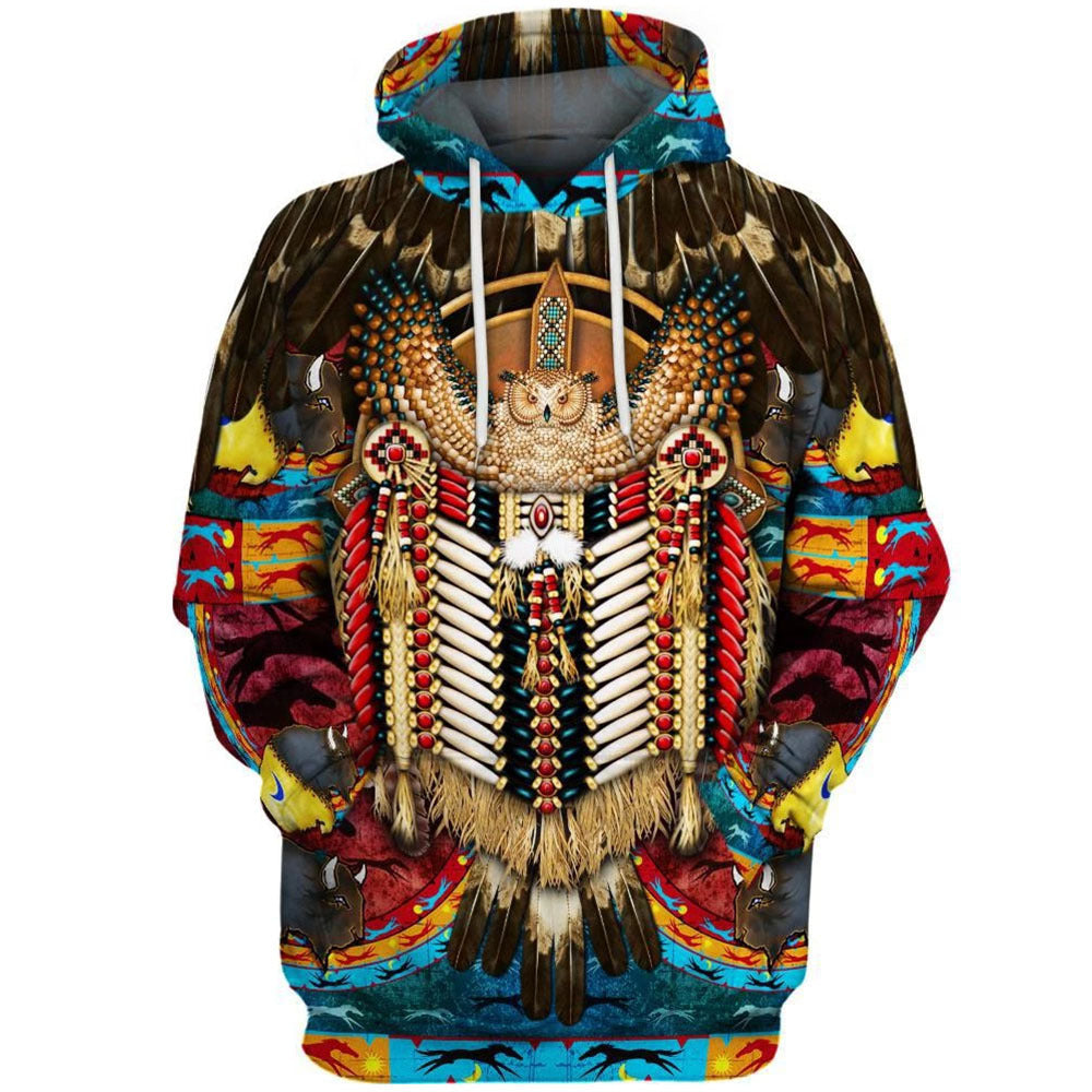 Ancient Digital Printed Classic 3D Hoodie