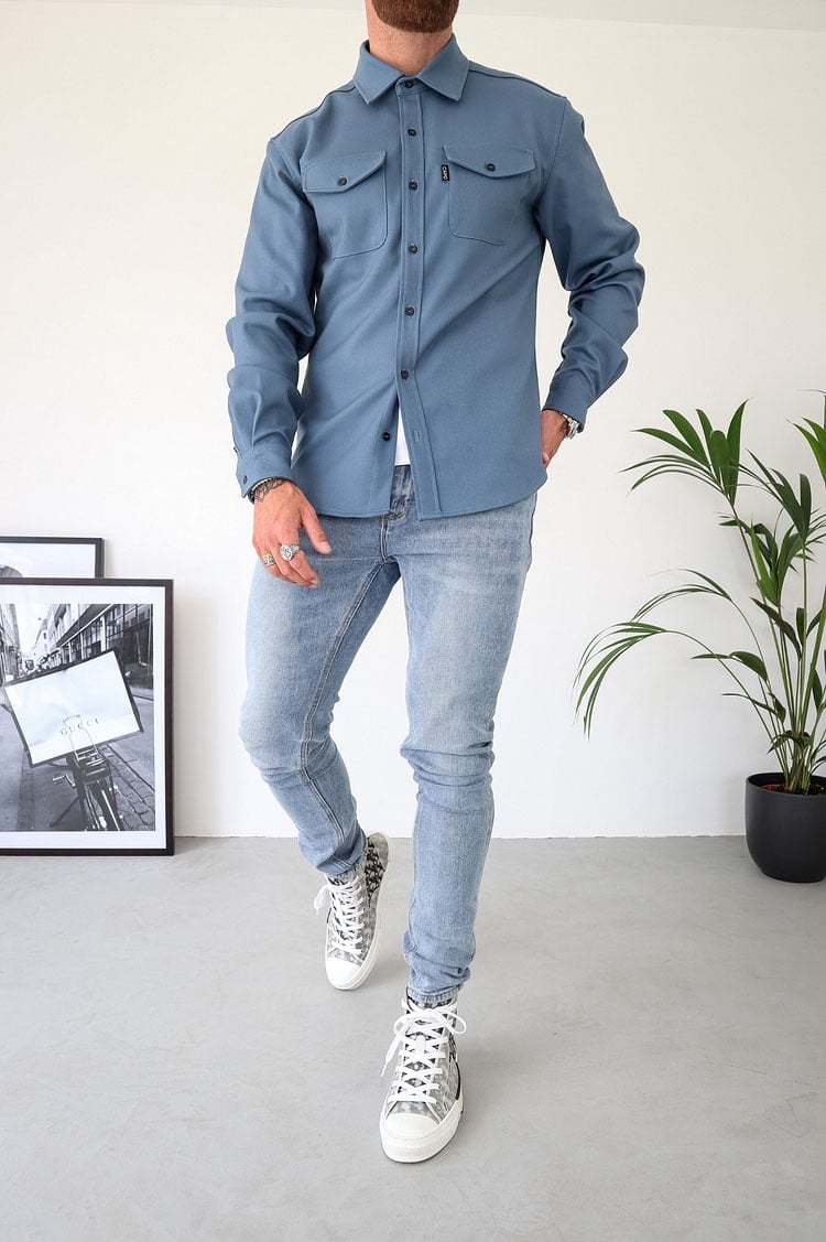 Veste chemise boutonnée