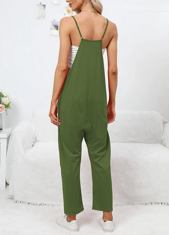 Womens Casual Leg Jumpsuit