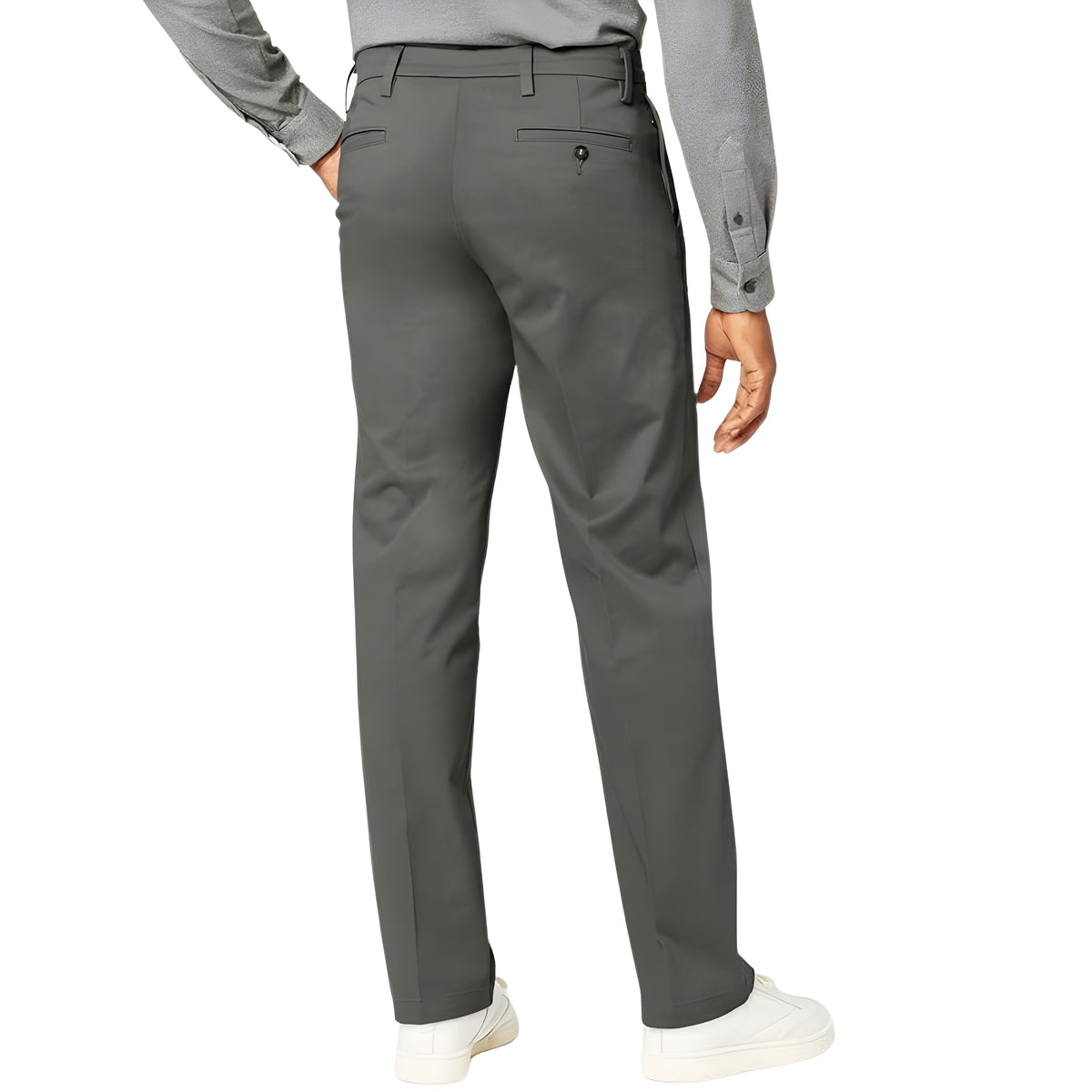 Classic Fit Casual Flex Pants For Men