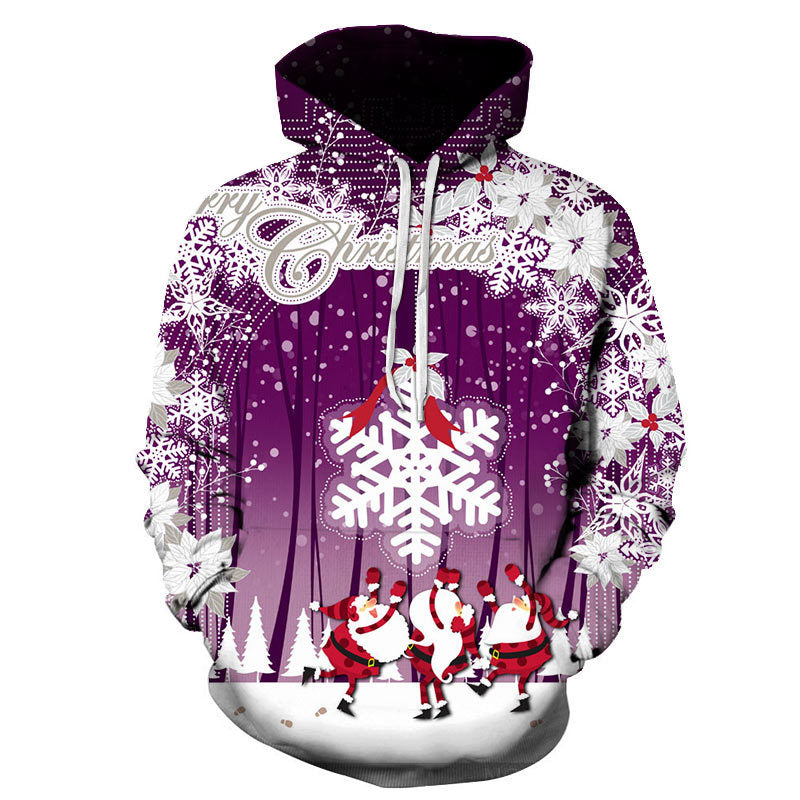 Santa And Christmas Pattern 3D Printed Hoodie Collection