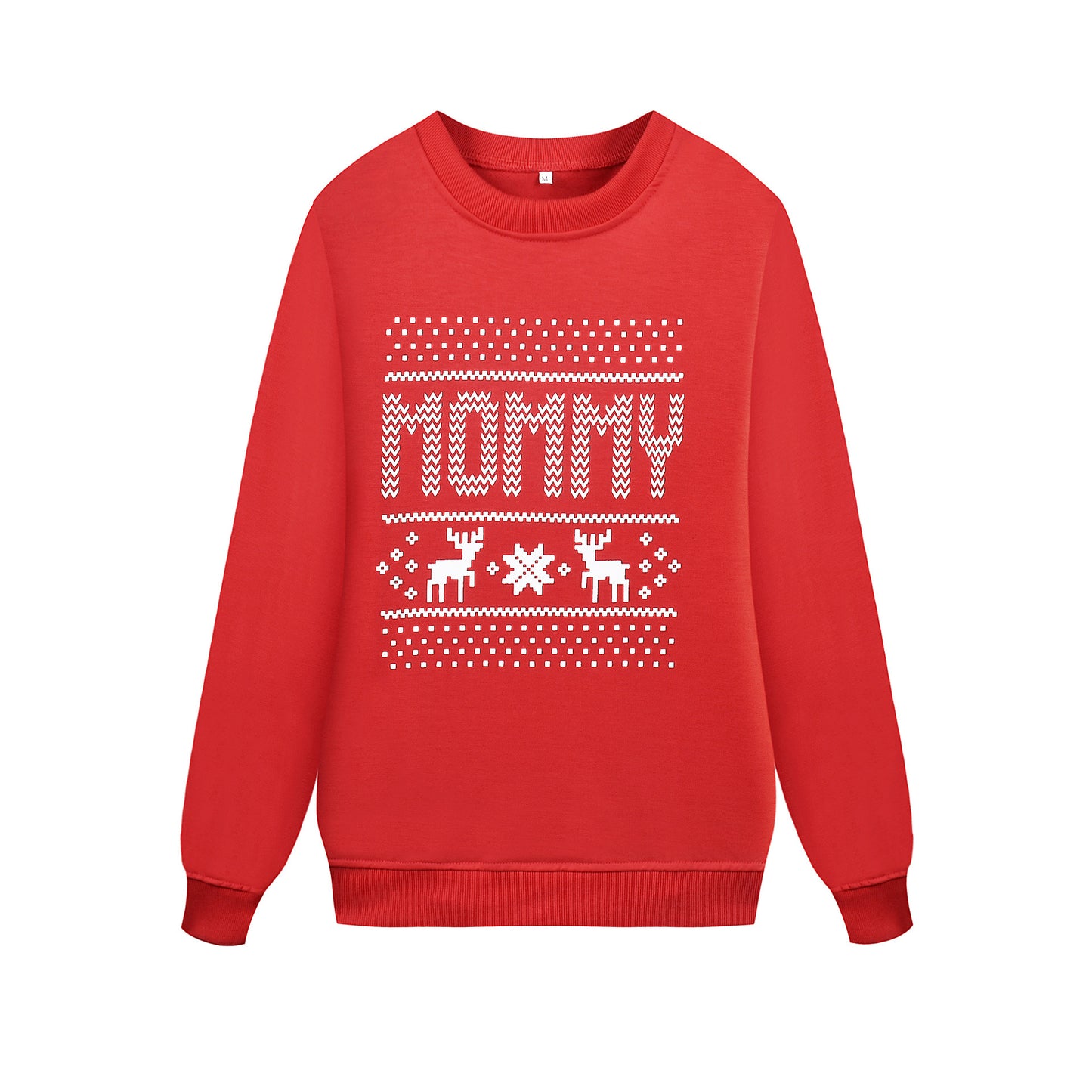 Elk Printed Christmas Family Matching Sweater