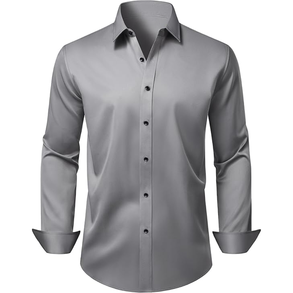 Long Sleeve And Wrinkle Free Button Down Shirt For Men