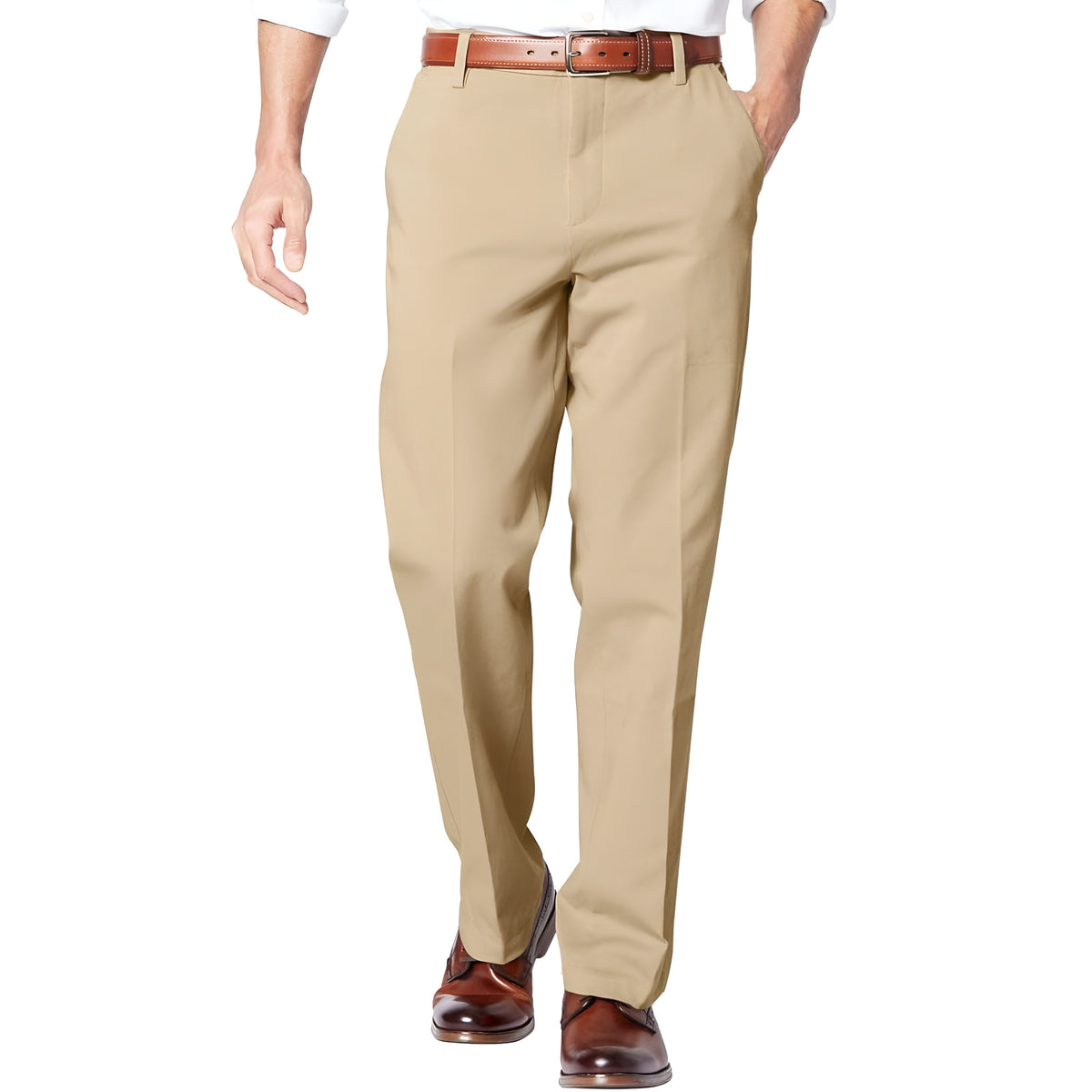Classic Fit Casual Flex Pants For Men