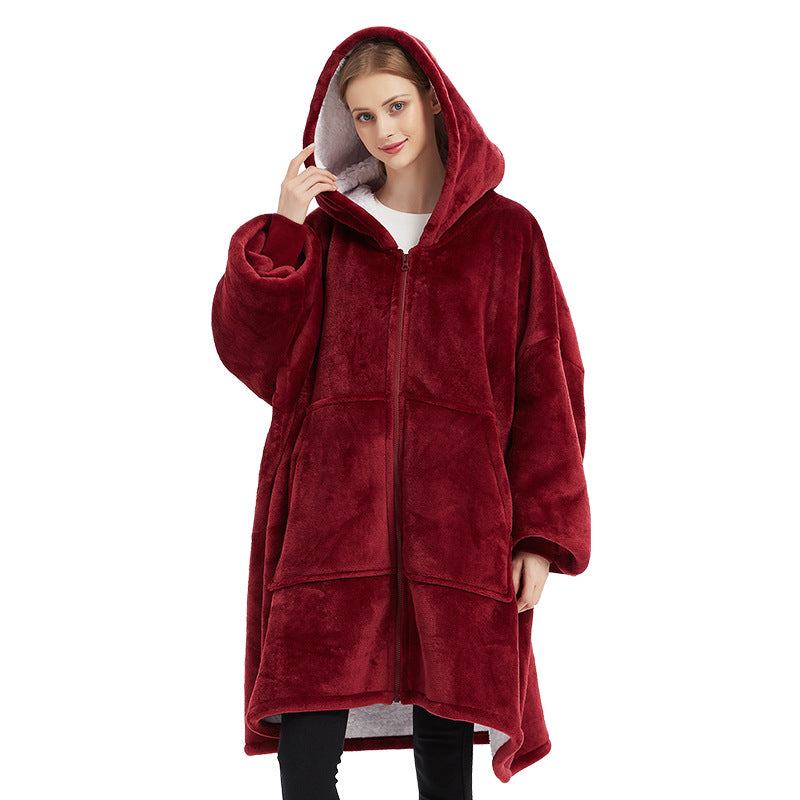 Oversized Robe Style Giant Blanket Hoodie