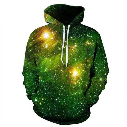 Sweat à capuche galaxie causale lumineuse Light Spark