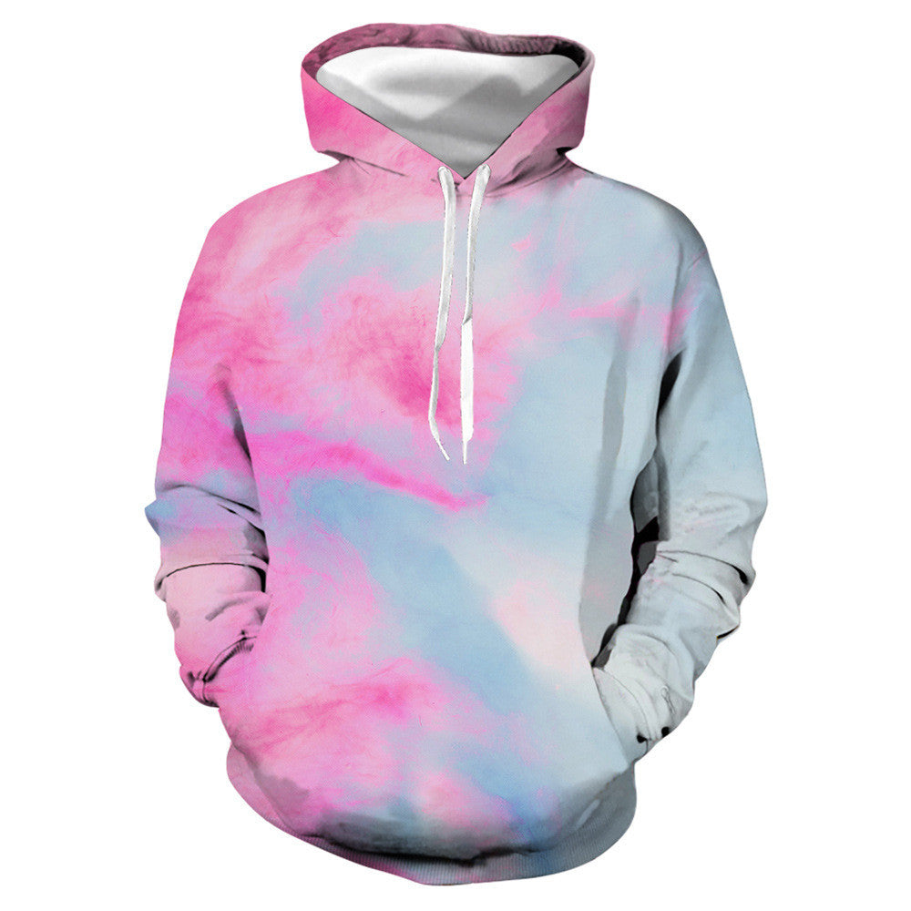 Mehrfarbige, lebendige 3D-gedruckte Hoodie-Kollektion