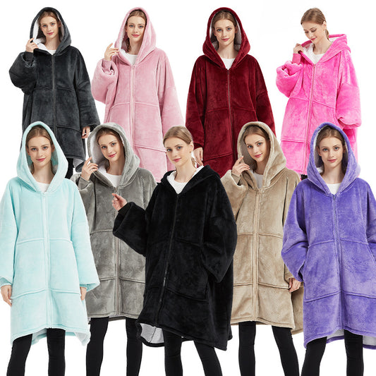 Oversized Robe Style Giant Blanket Hoodie