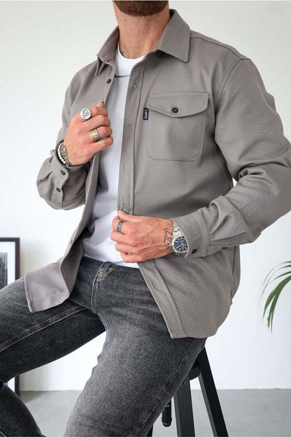 Veste chemise boutonnée