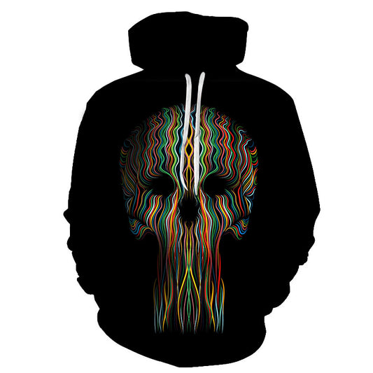 Scary 3D Printed Casual Hoodie