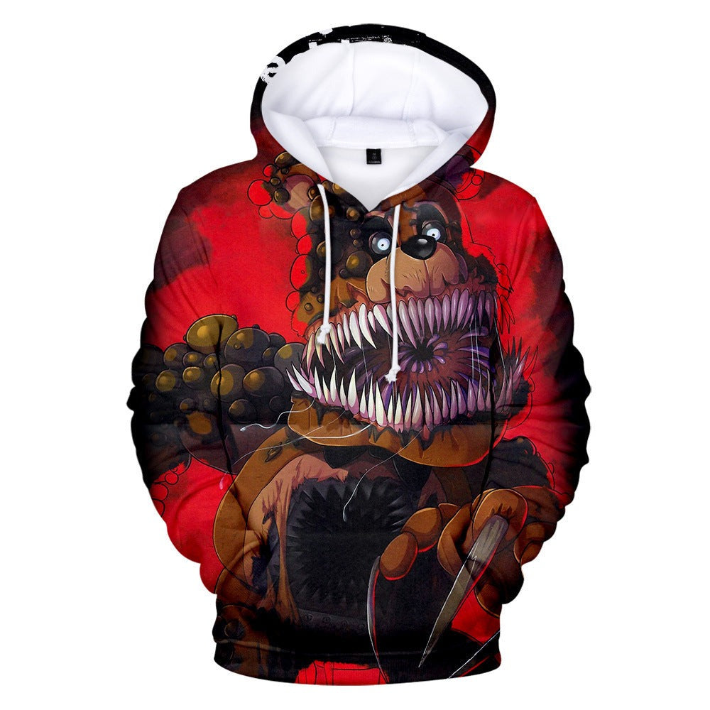 Vibrant Cartoon Digital Printed 3D Hoodie