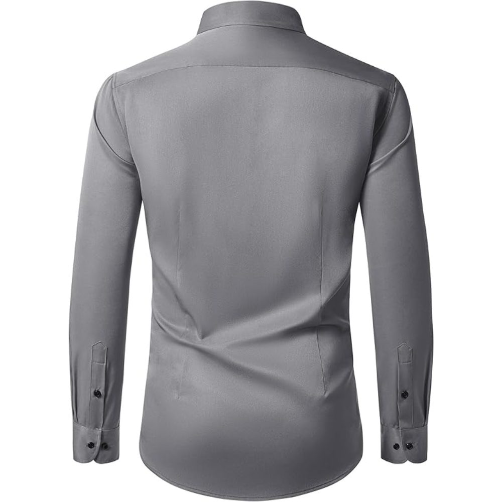Long Sleeve And Wrinkle Free Button Down Shirt For Men