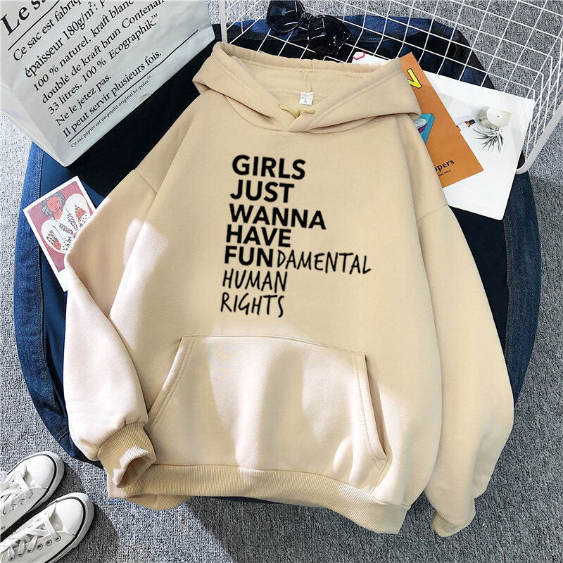 Feminine Statement Edition Printed Hoodie