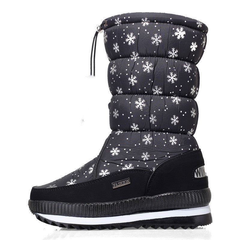 Winter Velvet Thick Waterproof Boot Shoes