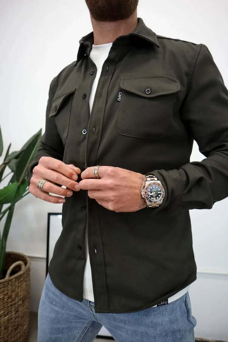 Veste chemise boutonnée