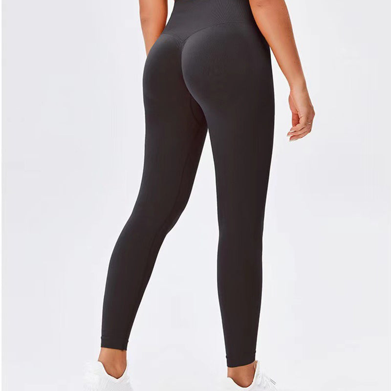 Legging sportif uni sans couture