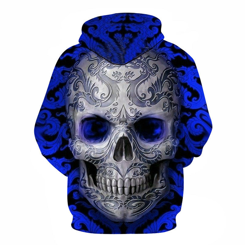 Skull Printed Stylish 3D Hoodie