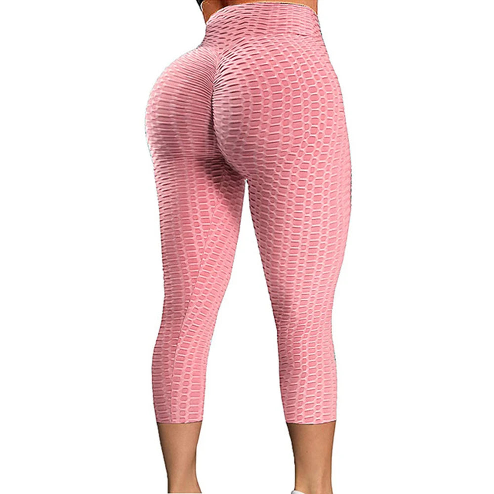 Capri-Yogahose mit hoher Taille für Damen