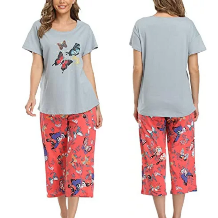 Nighttime Wear Top and Pajamas Sets