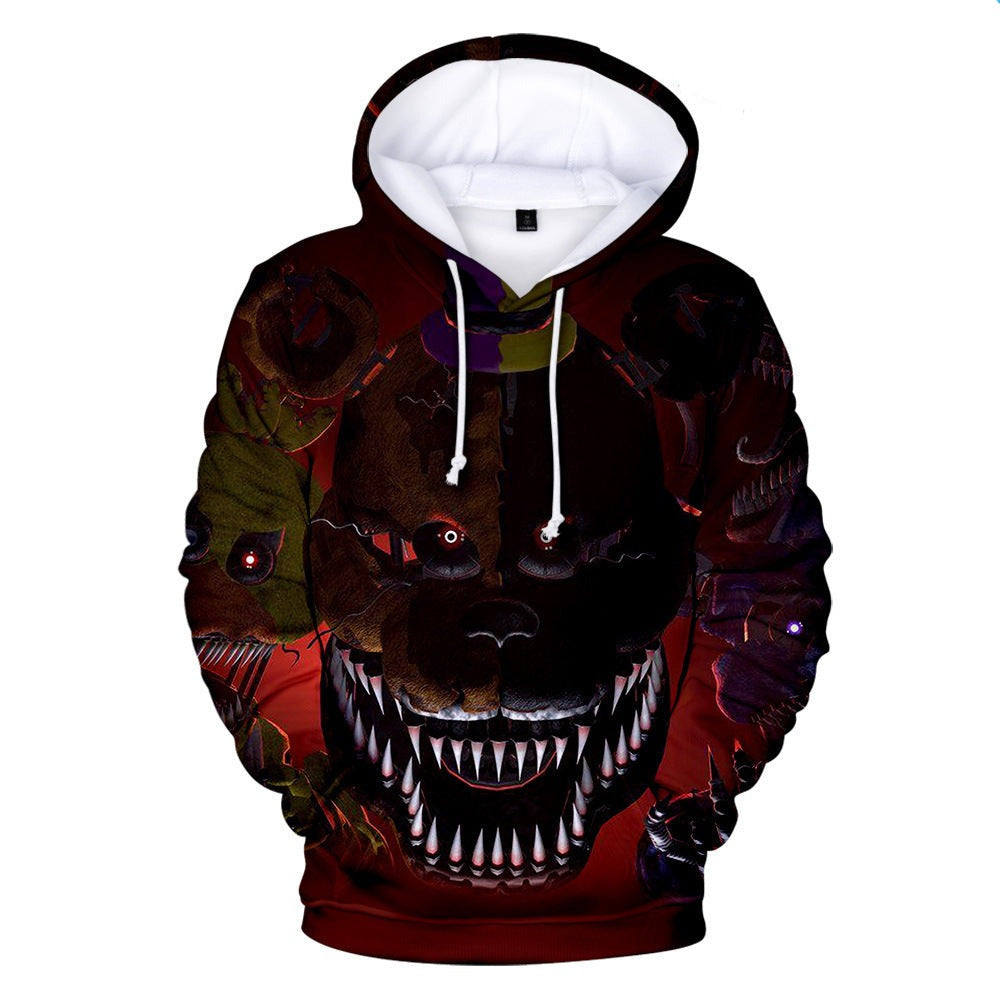 Vibrant Cartoon Digital Printed 3D Hoodie