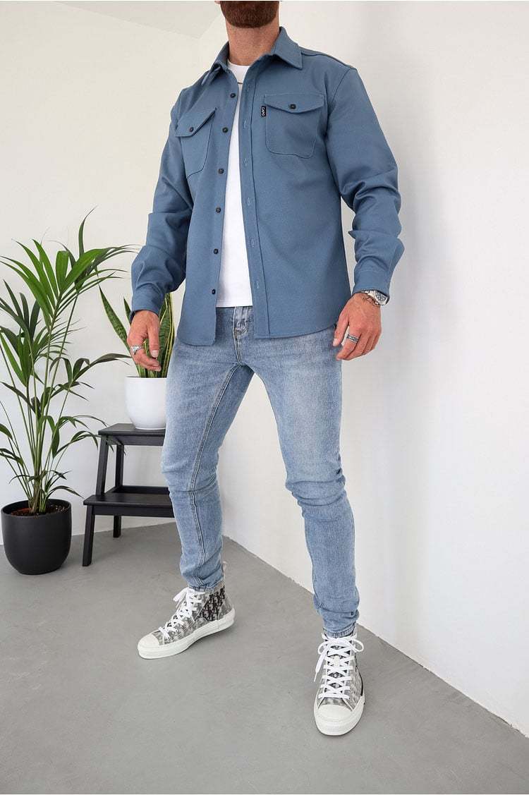 Veste chemise boutonnée