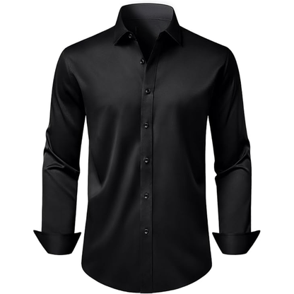 Long Sleeve And Wrinkle Free Button Down Shirt For Men
