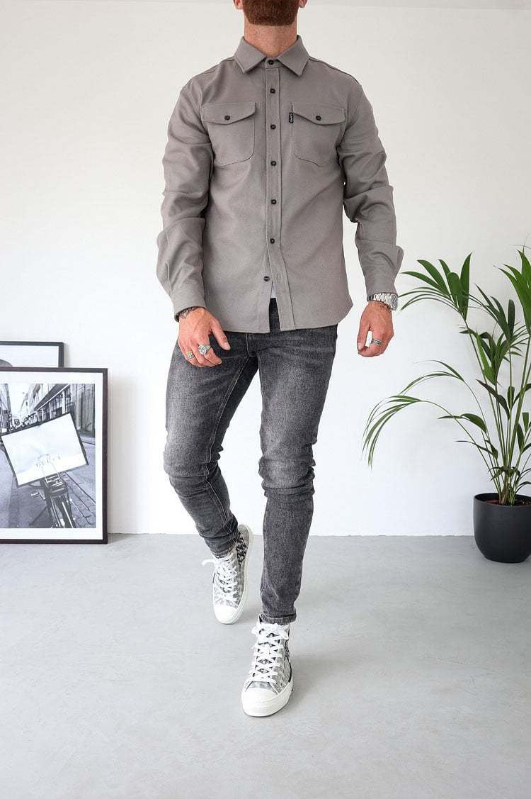 Veste chemise boutonnée